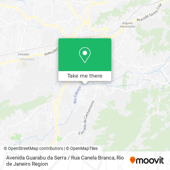 Avenida Guarabu da Serra / Rua Canela Branca map