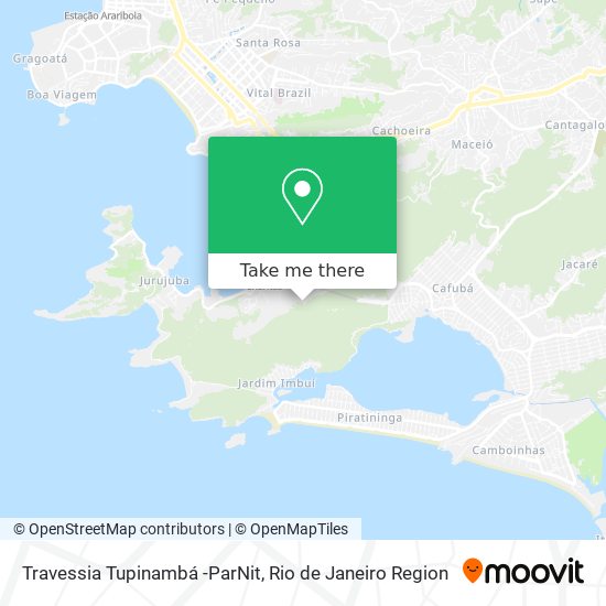 Travessia Tupinambá -ParNit map