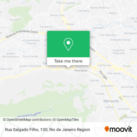 Rua Salgado Filho, 100 map