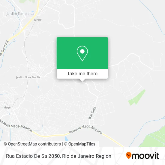 Rua Estacio De Sa 2050 map