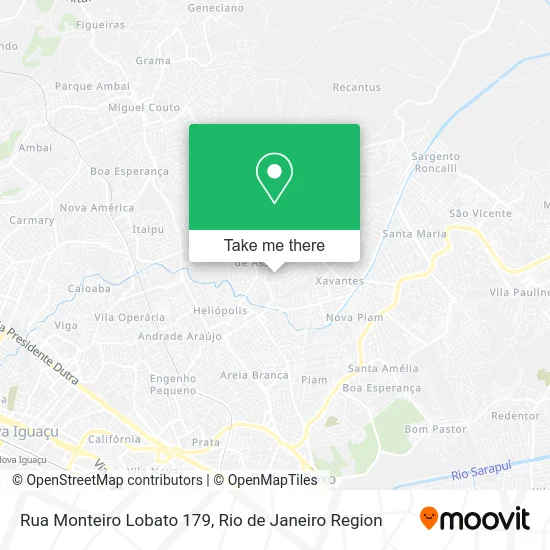 Rua Monteiro Lobato 179 map