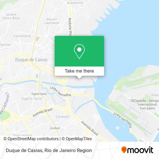 Duque de Caxias map