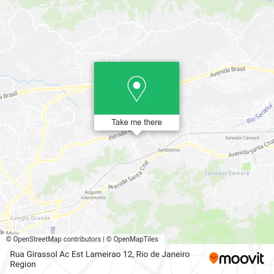Rua Girassol Ac Est Lameirao 12 map