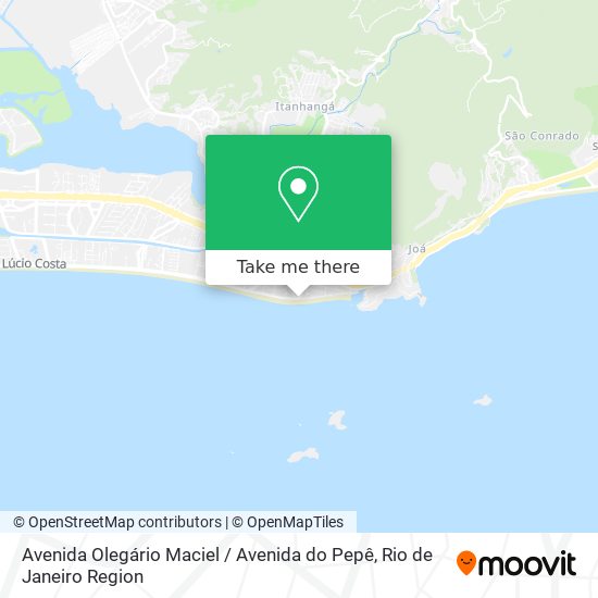 Mapa Avenida Olegário Maciel / Avenida do Pepê