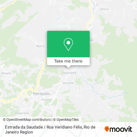 Estrada da Saudade / Rua Veridiano Félix map