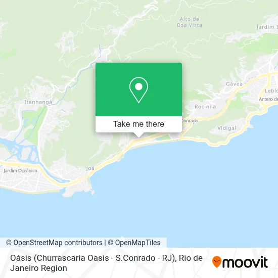 Oásis (Churrascaria Oasis - S.Conrado - RJ) map