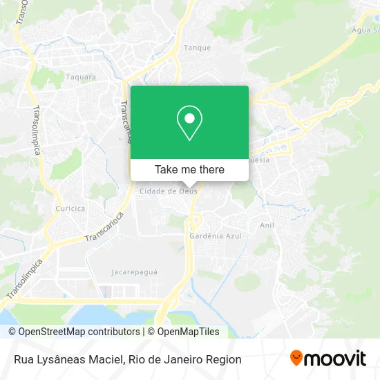 Rua Lysâneas Maciel map