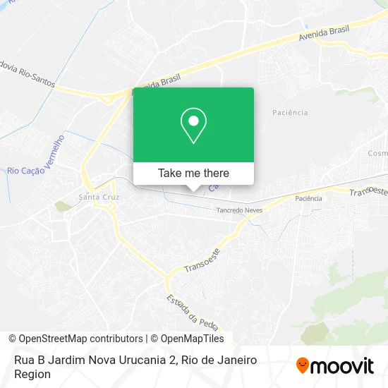 Rua B Jardim Nova Urucania 2 map