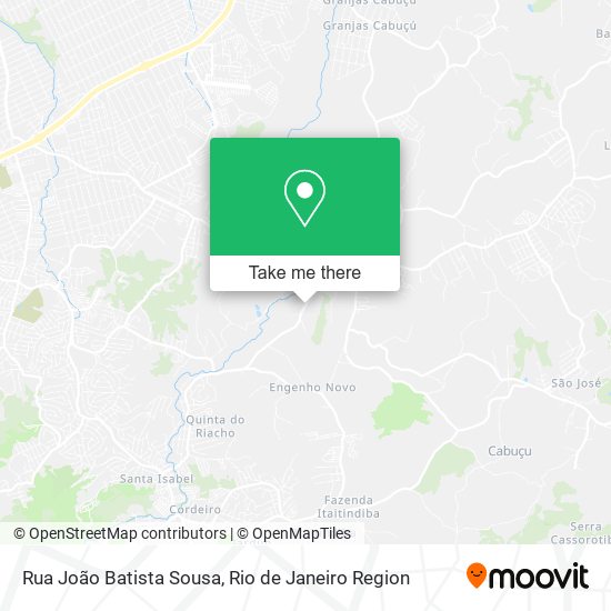 Rua João Batista Sousa map
