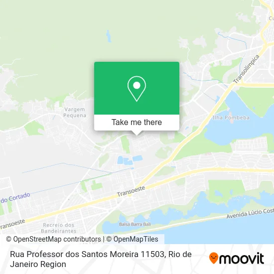 Rua Professor dos Santos Moreira 11503 map