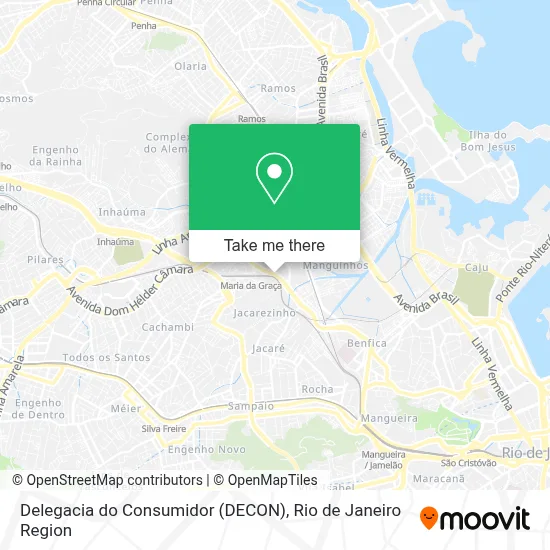 Delegacia do Consumidor (DECON) map