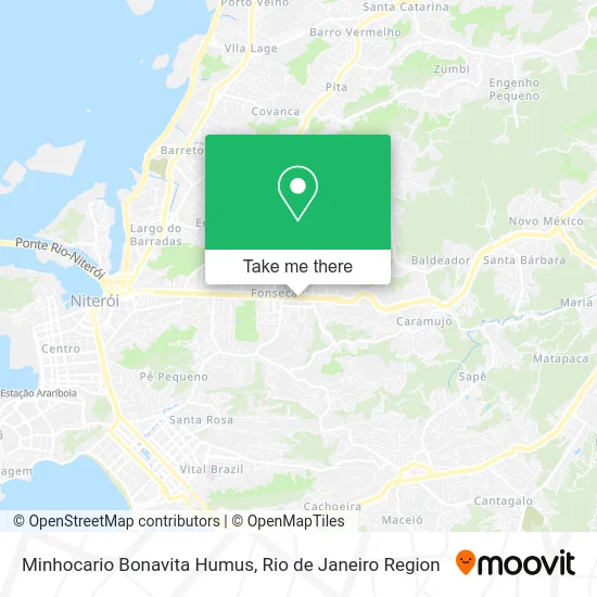 Minhocario Bonavita Humus map