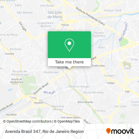 Mapa Avenida Brasil 347