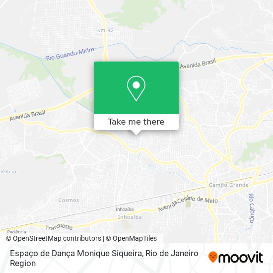 Espaço de Dança Monique Siqueira map