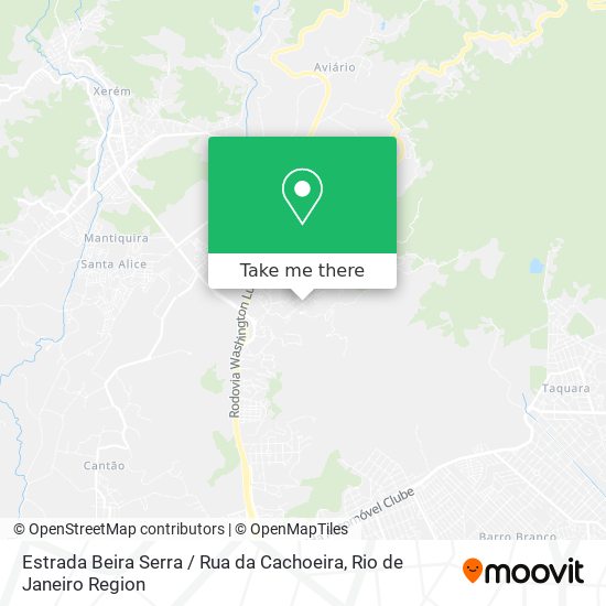 Estrada Beira Serra / Rua da Cachoeira map