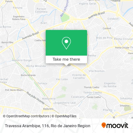 Travessa Arambipe, 116 map