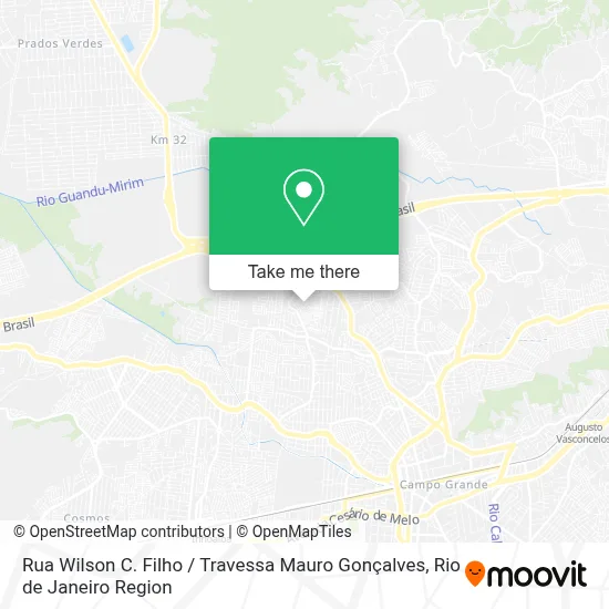 Rua Wilson C. Filho / Travessa Mauro Gonçalves map