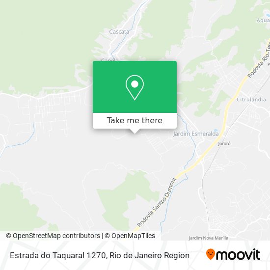 Estrada do Taquaral 1270 map