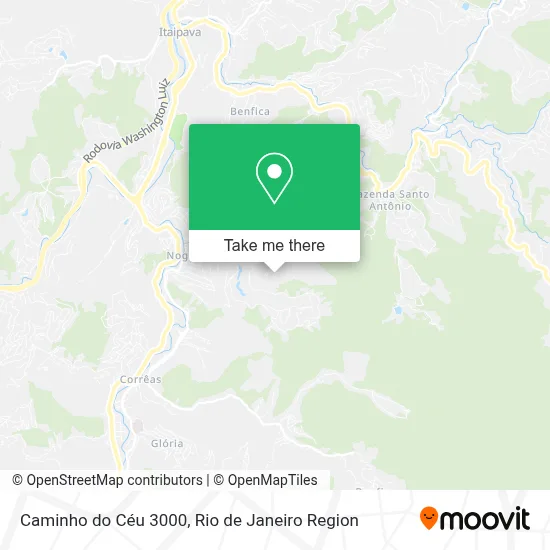 Caminho do Céu 3000 map