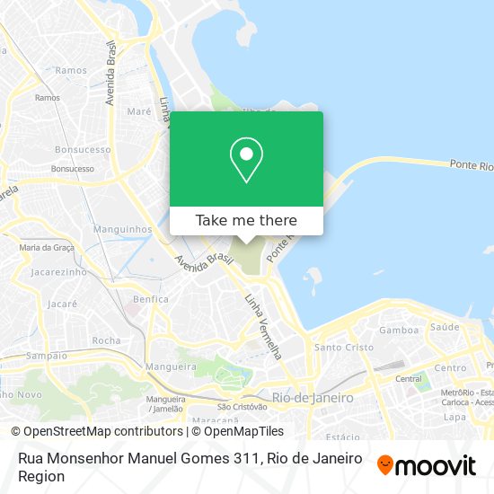 Rua Monsenhor Manuel Gomes 311 map