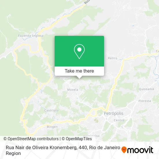 Rua Nair de Oliveira Kronemberg, 440 map