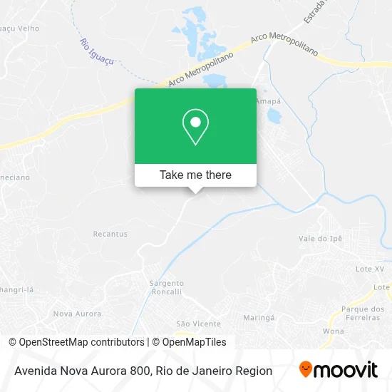 Avenida Nova Aurora 800 map