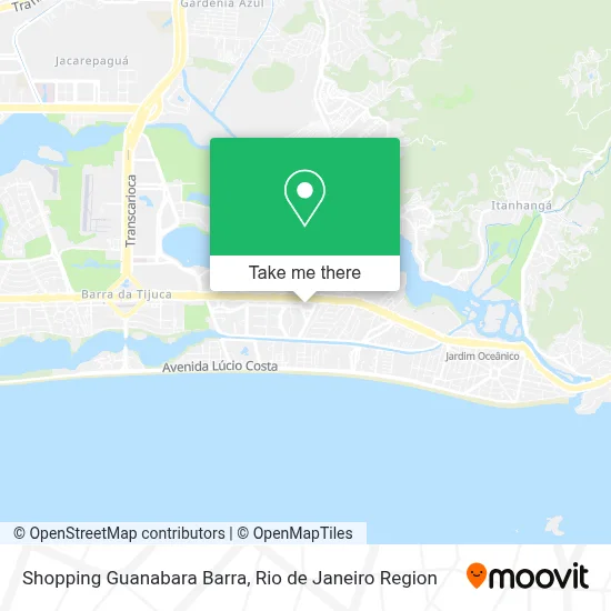 Shopping Guanabara Barra map