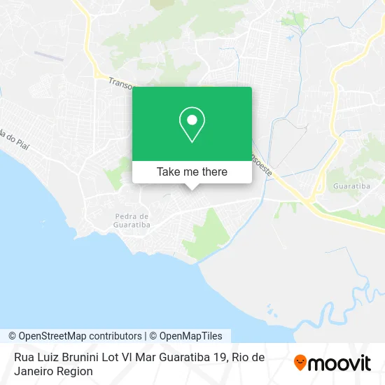 Rua Luiz Brunini Lot Vl Mar Guaratiba 19 map