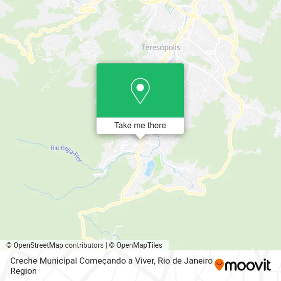 Creche Municipal Começando a Viver map