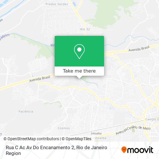 Rua C Ac Av Do Encanamento 2 map