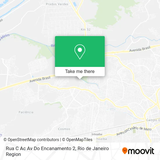 Rua C Ac Av Do Encanamento 2 map