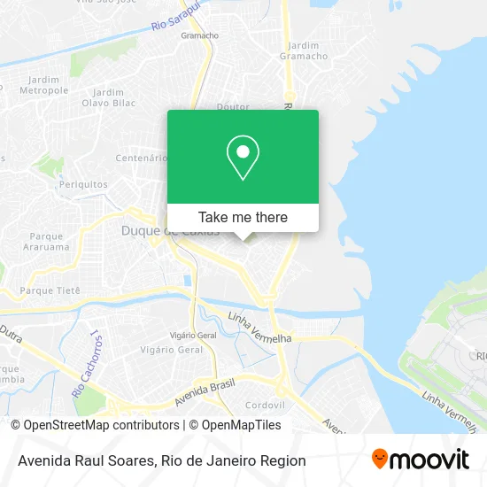 Avenida Raul Soares map