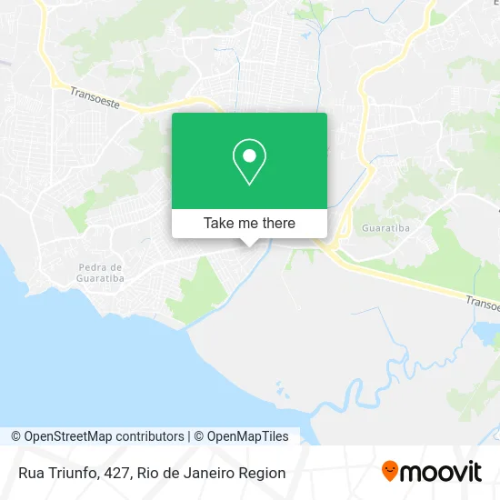 Rua Triunfo, 427 map