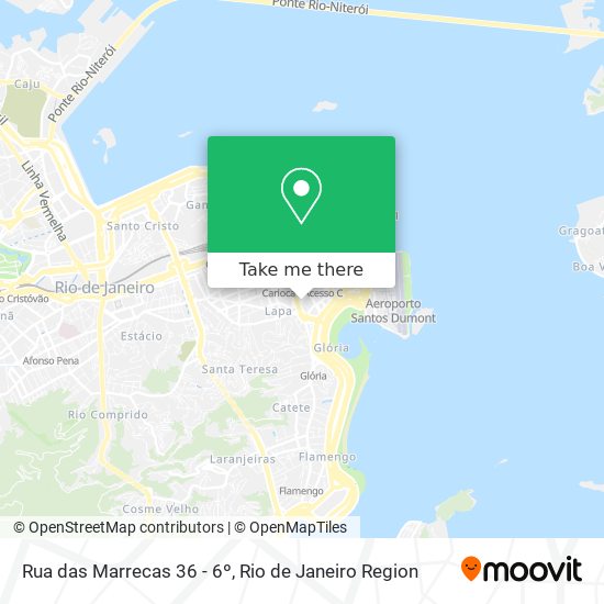 Rua das Marrecas 36 - 6º map