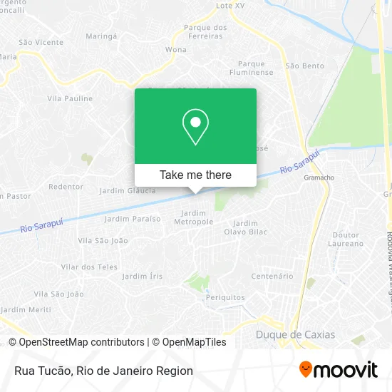 Rua Tucão map