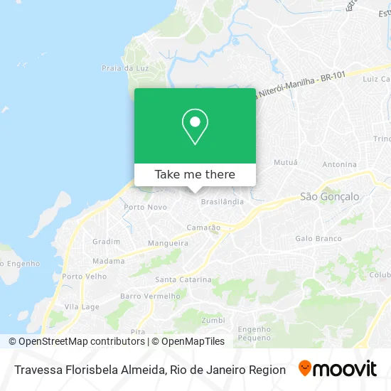 Travessa Florisbela Almeida map