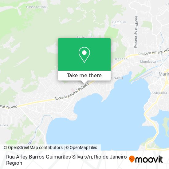 Rua Arley Barros Guimarães Silva s / n map