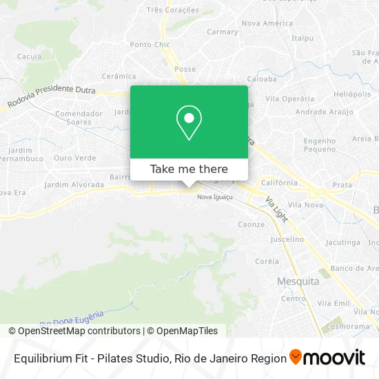 Equilibrium Fit - Pilates Studio map