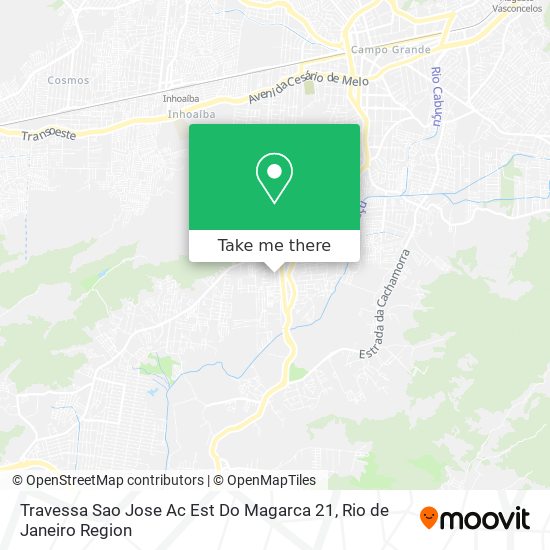 Mapa Travessa Sao Jose Ac Est Do Magarca 21