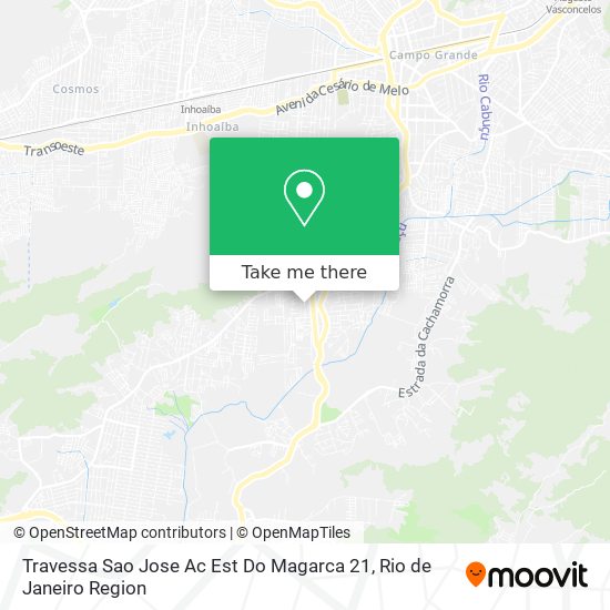 Travessa Sao Jose Ac Est Do Magarca 21 map