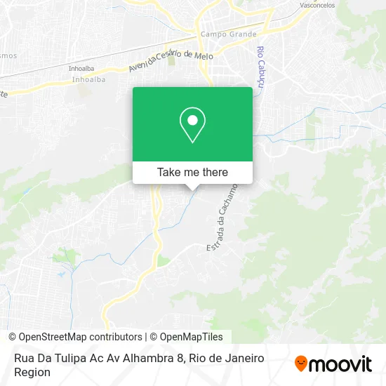 Rua Da Tulipa Ac Av Alhambra 8 map