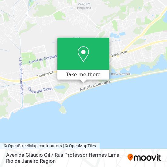 Avenida Gláucio Gil / Rua Professor Hermes Lima map