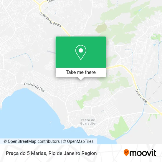 Praça do 5 Marias map