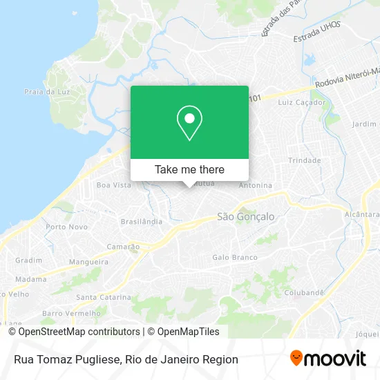 Rua Tomaz Pugliese map
