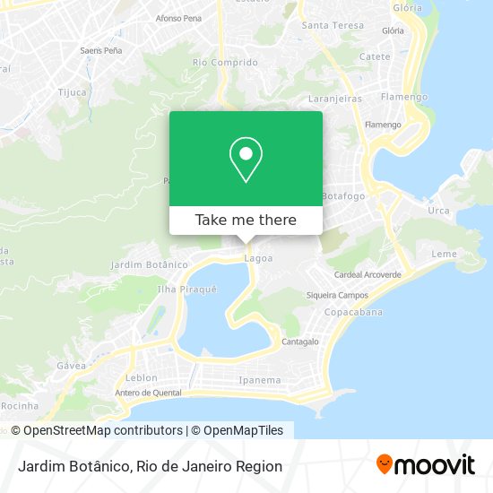 Mapa Jardim Botânico