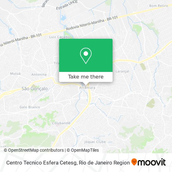 Centro Tecnico Esfera Cetesg map