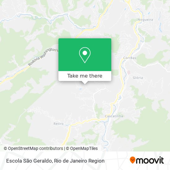 Mapa Escola São Geraldo