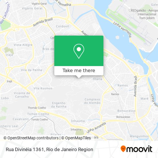 Rua Divinéia 1361 map