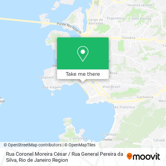 Rua Coronel Moreira César / Rua General Pereira da Silva map
