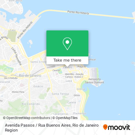 Avenida Passos / Rua Buenos Aires map